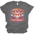 Baseball Is My Love Language Valentine Unisex Jersey T-Shirt