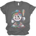 Baseball Mascot Attitude Graffiti Splash Bat Cap Unisex Jersey T-Shirt