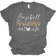 Baseball Mawmaw Leopard Baseball Heart Unisex Jersey T-Shirt