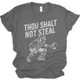 Baseball Player Catcher Thou Shalt Not Steal Coach Baseball Unisex Jersey T-Shirt Baseball Player Catcher Thou Shalt Not Steal Coach Baseball Unisex Jersey T-Shirt
