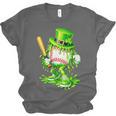 Baseball Player Ice Cream Drip Shamrocks St Patrick's Day Unisex Jersey T-Shirt Baseball Player Ice Cream Drip Shamrocks St Patrick's Day Unisex Jersey T-Shirt