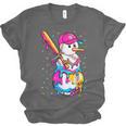 Baseball Snowman Drip Christmas Baseball Boys Men Kids Unisex Jersey T-Shirt