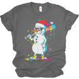 Baseball Snowman Drip Cool Christmas Men Boys Girls Unisex Jersey T-Shirt