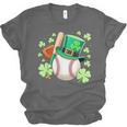 Baseball St Patricks Day Lucky Baseball Player Shamrock Unisex Jersey T-Shirt Baseball St Patricks Day Lucky Baseball Player Shamrock Unisex Jersey T-Shirt