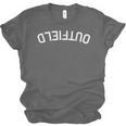 BaseballSoftball Upside Down Outfield Unisex Jersey T-Shirt BaseballSoftball Upside Down Outfield Unisex Jersey T-Shirt