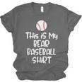 Bear Baseball Shirt For Players Fans And Moms Unisex Jersey T-Shirt
