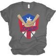 Boricua Puerto Rico Baseball Coqui Frog Pava Hat Fan Unisex Jersey T-Shirt