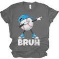 Boys Baseball Graphic Tee Teen Apparel Cute Meme Bruh Unisex Jersey T-Shirt
