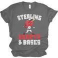 Boys Baseball Valentines Shirt Sterling Hearts Baseball Unisex Jersey T-Shirt