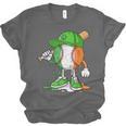 Boys St Patricks Day Irish Flag Kids Baseball Ice Cream Drip Unisex Jersey T-Shirt