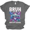 Bruh It's My 67 33 Days Of School Baseball 100 Days Smarter Unisex Jersey T-Shirt Bruh It's My 67 33 Days Of School Baseball 100 Days Smarter Unisex Jersey T-Shirt