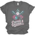 Coffee And Baseball Baseball Player Unisex Jersey T-Shirt