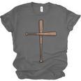 Cross Baseball Bats Christian Faith Sports Coach Pitcher Unisex Jersey T-Shirt Cross Baseball Bats Christian Faith Sports Coach Pitcher Unisex Jersey T-Shirt
