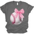 Cute Coquette Baseball Pink Bow Player & Fan Girls Unisex Jersey T-Shirt Cute Coquette Baseball Pink Bow Player & Fan Girls Unisex Jersey T-Shirt