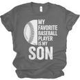 Cute Favorite Baseball Player Is My Son Women Men Unisex Jersey T-Shirt Cute Favorite Baseball Player Is My Son Women Men Unisex Jersey T-Shirt