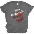 Dominican Republic Santa Christmas Baseball Beisbol Unisex Jersey T-Shirt