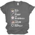 Eat Sleep Baseball Anime Repeat Japanese Otaku Unisex Jersey T-Shirt Eat Sleep Baseball Anime Repeat Japanese Otaku Unisex Jersey T-Shirt