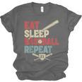 Eat Sleep Baseball Repeat Bat Ball Player Fan Unisex Jersey T-Shirt Eat Sleep Baseball Repeat Bat Ball Player Fan Unisex Jersey T-Shirt