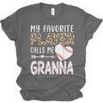 My Favorite Player Calls Me Granna Baseball Leopard Unisex Jersey T-Shirt My Favorite Player Calls Me Granna Baseball Leopard Unisex Jersey T-Shirt