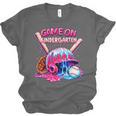 Game Kindergarten Baseball Ice Cream Drip On Back To School Unisex Jersey T-Shirt