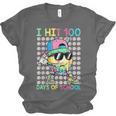 I Hit 100 Days Of School Baseball Drip 100th Day Of School Unisex Jersey T-Shirt I Hit 100 Days Of School Baseball Drip 100th Day Of School Unisex Jersey T-Shirt