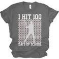I Hit 100 Days Of School Boys Kids 100th Day Balls Baseball Unisex Jersey T-Shirt I Hit 100 Days Of School Boys Kids 100th Day Balls Baseball Unisex Jersey T-Shirt