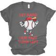 Hit Hard Run Fast Turn Left Baseball Player Unisex Jersey T-Shirt