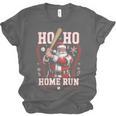 Ho Ho Home Run Baseball Christmas Holiday Sports Santa Unisex Jersey T-Shirt Ho Ho Home Run Baseball Christmas Holiday Sports Santa Unisex Jersey T-Shirt