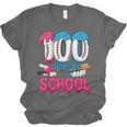 HUGvyn 100 Days Of School Baseball Ice Cream Teacher Student Unisex Jersey T-Shirt HUGvyn 100 Days Of School Baseball Ice Cream Teacher Student Unisex Jersey T-Shirt