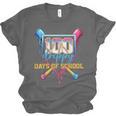 HUGvyn 100 Drippy Days Of School Baseball Ice Cream 100 Days Unisex Jersey T-Shirt HUGvyn 100 Drippy Days Of School Baseball Ice Cream 100 Days Unisex Jersey T-Shirt