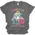 HUGvyn I Survived 100 Days Of School Baseball 6 7 Ice Cream Unisex Jersey T-Shirt HUGvyn I Survived 100 Days Of School Baseball 6 7 Ice Cream Unisex Jersey T-Shirt