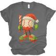 Ice Cream Drip Baseball Christmas Baseball Drip Candy Cane Unisex Jersey T-Shirt Ice Cream Drip Baseball Christmas Baseball Drip Candy Cane Unisex Jersey T-Shirt