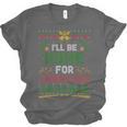 I’Ll Be Home For Christmas Baseball Ugly Sweater Unisex Jersey T-Shirt I’Ll Be Home For Christmas Baseball Ugly Sweater Unisex Jersey T-Shirt