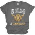 I'm Just Here For The Snacks And Commercials Baseball Unisex Jersey T-Shirt