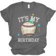 Its My Birthday Vintage Baseball Celebration For Men Kids Unisex Jersey T-Shirt Its My Birthday Vintage Baseball Celebration For Men Kids Unisex Jersey T-Shirt