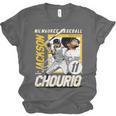 Jackson Chourio Milwaukee MLB Baseball Player MLBJCH203M Unisex Jersey T-Shirt Jackson Chourio Milwaukee MLB Baseball Player MLBJCH203M Unisex Jersey T-Shirt