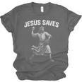 Jesus Saves Shirt Religious Christian Faith Baseball Unisex Jersey T-Shirt Jesus Saves Shirt Religious Christian Faith Baseball Unisex Jersey T-Shirt