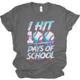 Kids 100 Days Of School 100th Day Baseball Ice Cream Drip Unisex Jersey T-Shirt Kids 100 Days Of School 100th Day Baseball Ice Cream Drip Unisex Jersey T-Shirt