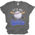 Kids 8th Baseball Birthday Party Boys Sport Fan 8 Years Old Unisex Jersey T-Shirt
