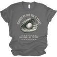 Kids Blessed By God For 5 Years Old Baseball 5th Birthday Unisex Jersey T-Shirt