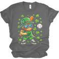 Leprechaun Playing Baseball Happy St Patricks Day Men Boys Unisex Jersey T-Shirt Leprechaun Playing Baseball Happy St Patricks Day Men Boys Unisex Jersey T-Shirt