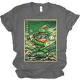 Leprechaun Playing Baseball Japanese Art St Patricks Day Unisex Jersey T-Shirt Leprechaun Playing Baseball Japanese Art St Patricks Day Unisex Jersey T-Shirt