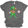 Leprechaun Playing Baseball St Patricks Day Sport Boys Unisex Jersey T-Shirt Leprechaun Playing Baseball St Patricks Day Sport Boys Unisex Jersey T-Shirt