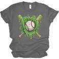 Lucky Shamrock Baseball Gloves Drip St Patrick's Day Boys Unisex Jersey T-Shirt Lucky Shamrock Baseball Gloves Drip St Patrick's Day Boys Unisex Jersey T-Shirt