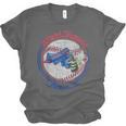Lynyrd Skynyrd Skeleton Baseball Gun US Flag Cowboy Rock Fan Unisex Jersey T-Shirt
