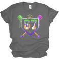 Mardi Gras Baseball Carnival Party Ice Cream Drip Boys Unisex Jersey T-Shirt Mardi Gras Baseball Carnival Party Ice Cream Drip Boys Unisex Jersey T-Shirt