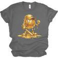 Melting Baseball Mascot Slugger Bat Cap Cartoon Unisex Jersey T-Shirt Melting Baseball Mascot Slugger Bat Cap Cartoon Unisex Jersey T-Shirt