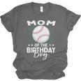 Mom Of The Birthday Boy Baseball Player Birthday Unisex Jersey T-Shirt Mom Of The Birthday Boy Baseball Player Birthday Unisex Jersey T-Shirt