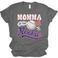 Momma Rookie Of Year 1st Birthday Baseball Theme Matching Unisex Jersey T-Shirt Momma Rookie Of Year 1st Birthday Baseball Theme Matching Unisex Jersey T-Shirt