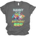 Nanny Of The Birthday Boy Baseball Football Colorful Unisex Jersey T-Shirt